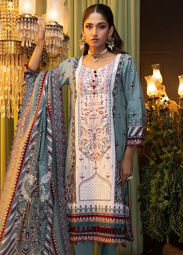 Salina Cutwork Khaddar 3Pc - Image 4