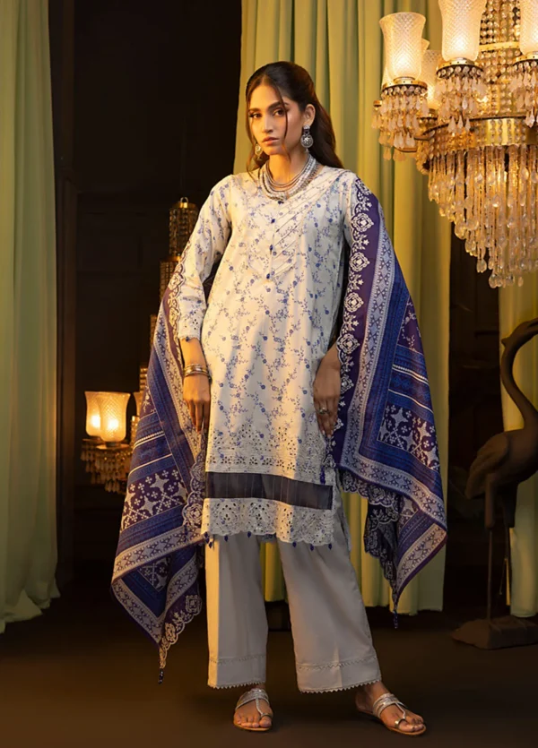 Salina Cutwork Khaddar 3Pc