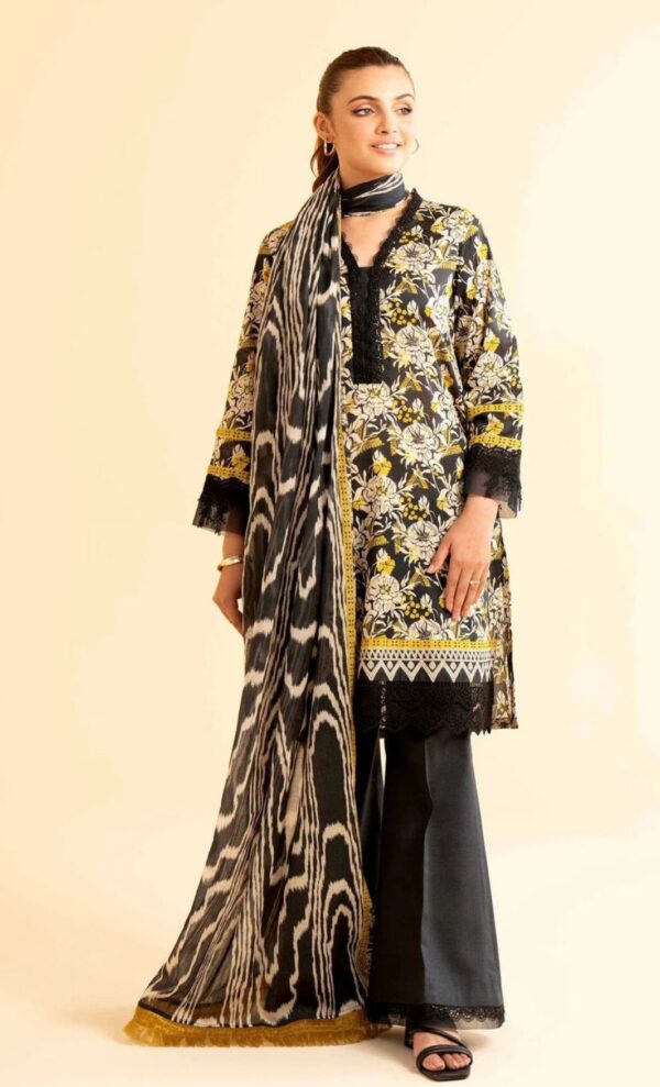 NISHAT LAWN 3PC Unstitched