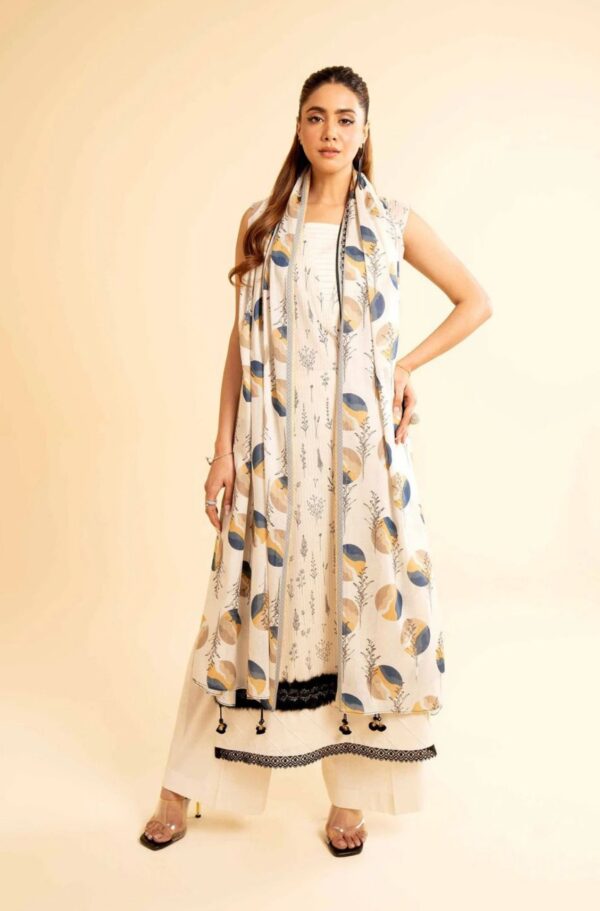 NISHAT LAWN 3PC Unstitched