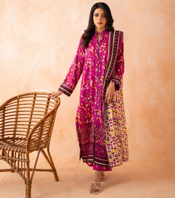 DHAGA KARI EMBROIDERED UNSTITCHED LAWN 3PC