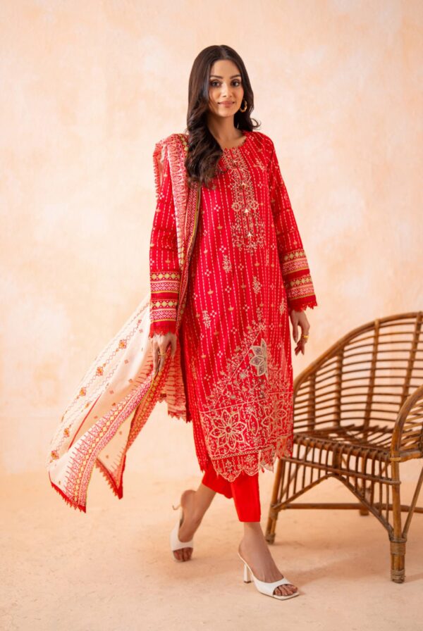 DHAGA KARI EMBROIDERED UNSTITCHED LAWN 3PC