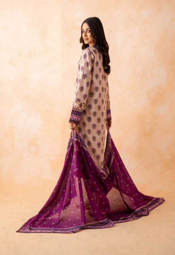 DHAGA KARI EMBROIDERED UNSTITCHED LAWN 3PC - Image 2