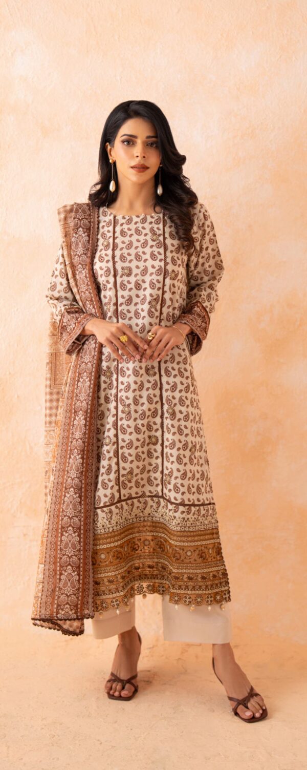 DHAGA KARI EMBROIDERED UNSTITCHED LAWN 3PC