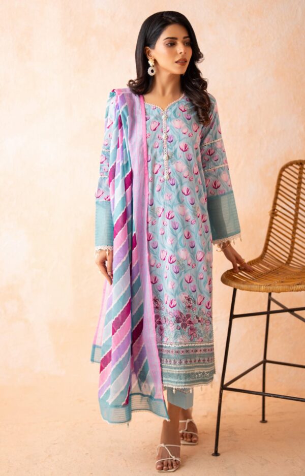 DHAGA KARI EMBROIDERED UNSTITCHED LAWN 3PC
