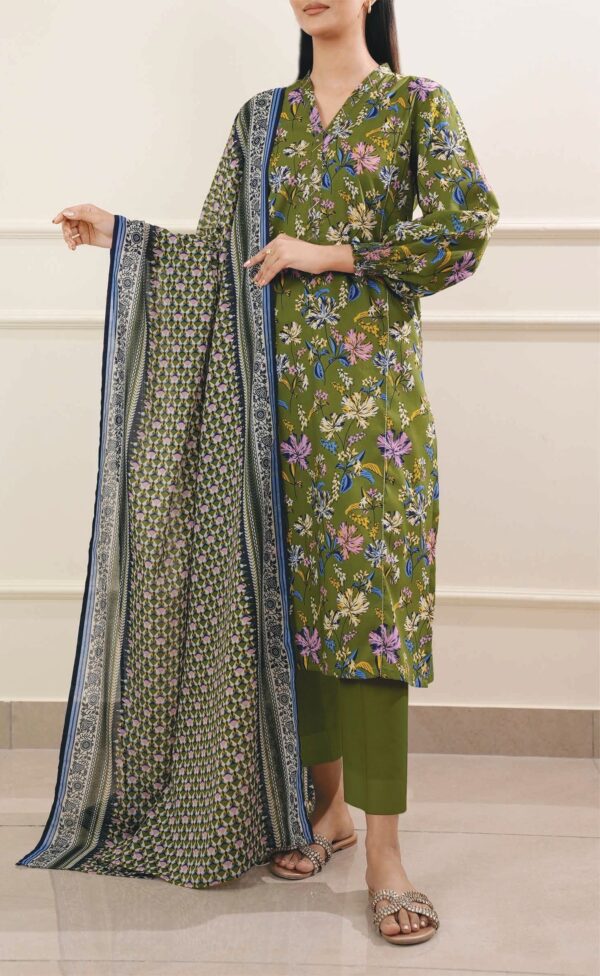 SAYA ECLECTIC BRIGADE UNSTITCHED LAWN 3PC