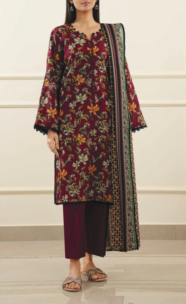SAYA ECLECTIC BRIGADE UNSTITCHED LAWN 3PC