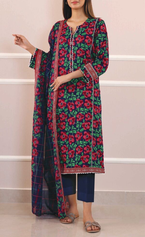 SAYA ECLECTIC BRIGADE UNSTITCHED LAWN 3PC