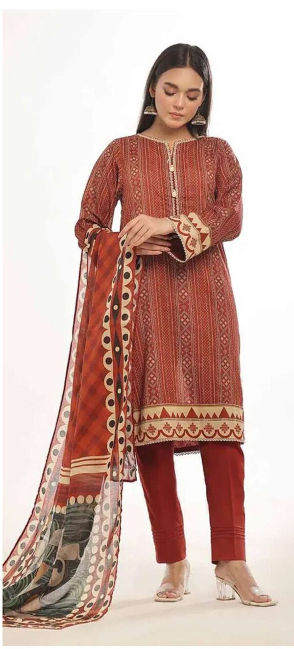 3 Piece Unstitched Printed Collection
