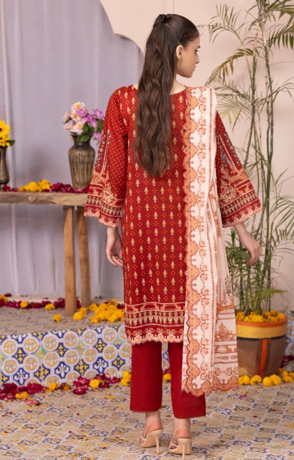 SALINA PRINTED LAWN UNSTITCHED LAWN 3PC - Image 2