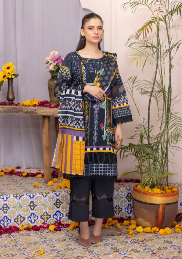 SALINA PRINTED LAWN UNSTITCHED LAWN 3PC