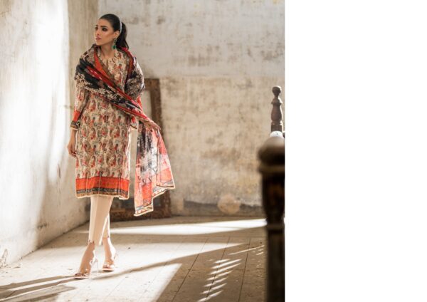 SALINA PRINTED LAWN UNSTITCHED LAWN 3PC