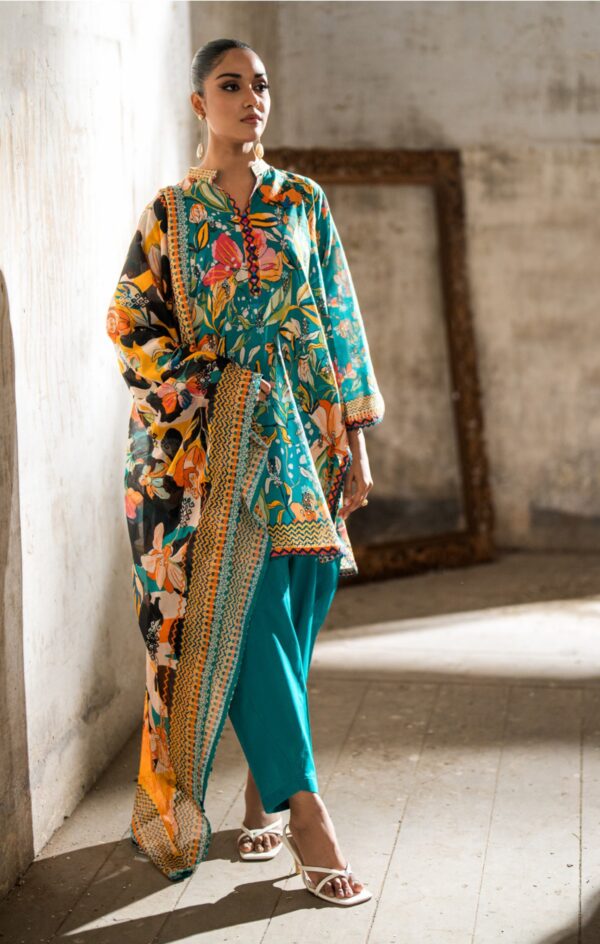 SALINA PRINTED LAWN UNSTITCHED LAWN 3PC