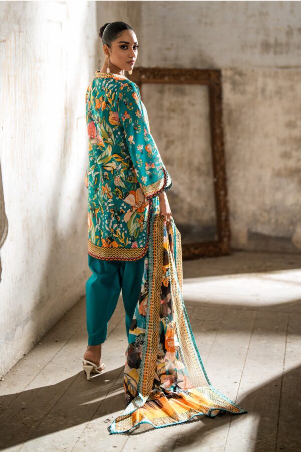 SALINA PRINTED LAWN UNSTITCHED LAWN 3PC - Image 2