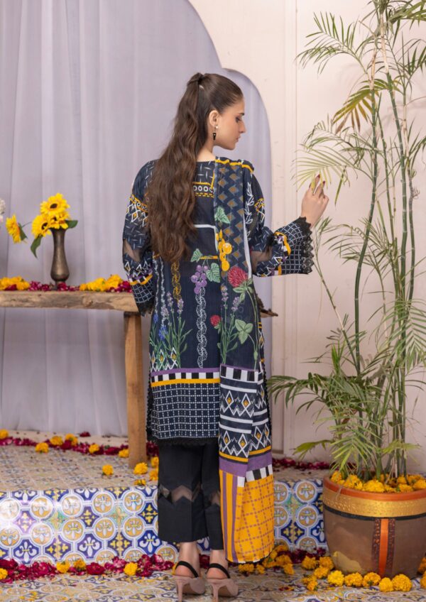 SALINA PRINTED LAWN UNSTITCHED LAWN 3PC - Image 2