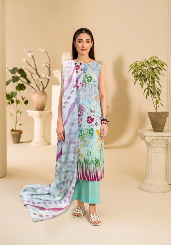 ZIMAH BY GULLJEE UNSTITCHED LAWN 3PC