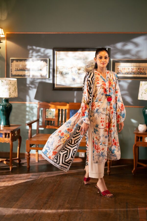 SALINA PRINTED LAWN UNSTITCHED LAWN - Image 4
