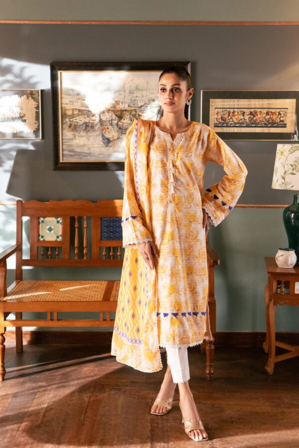 SALINA PRINTED LAWN UNSTITCHED LAWN - Image 3
