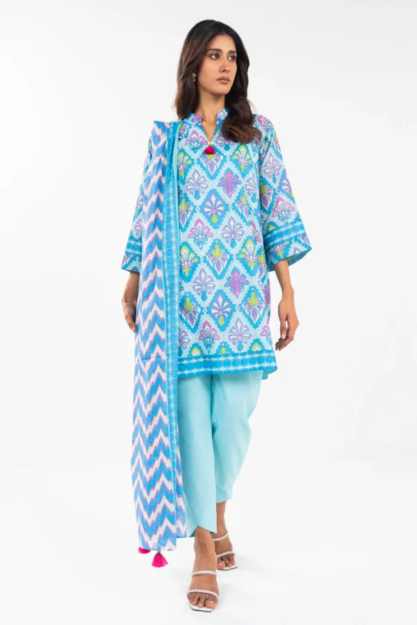 Alkaram Printed Lawn 3PC