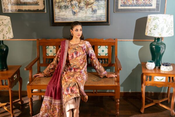 SALINA PRINTED LAWN UNSTITCHED LAWN - Image 5