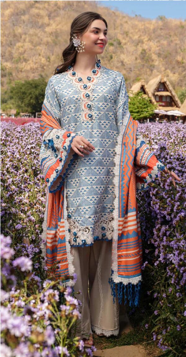 BONANZA SATRANGI UNSTITCHED LAWN 3PC