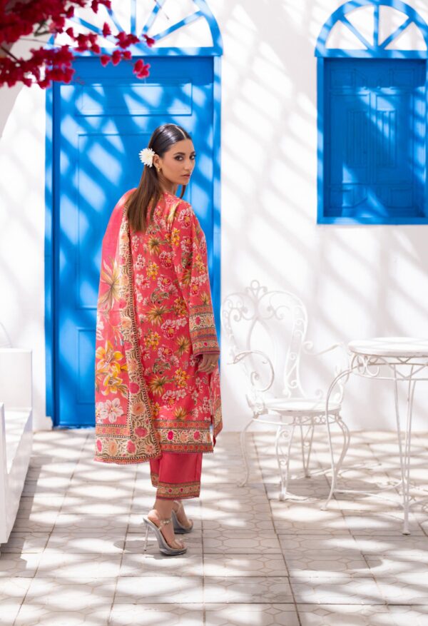 SALINA PRINTED LAWN UNSTITCHED LAWN 3PC - Image 2