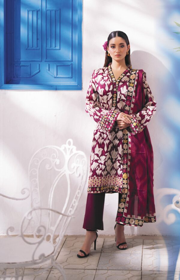 SALINA PRINTED LAWN UNSTITCHED LAWN 3PC
