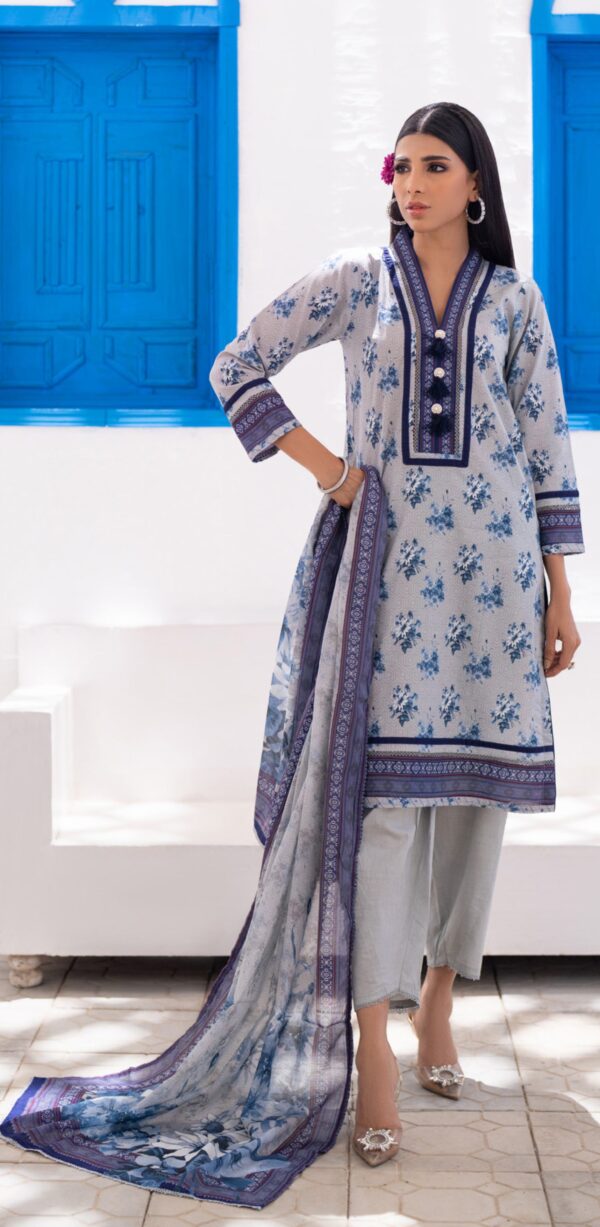 SALINA PRINTED LAWN UNSTITCHED LAWN 3PC