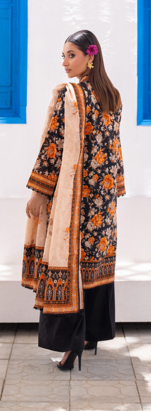 SALINA PRINTED LAWN UNSTITCHED LAWN 3PC - Image 2