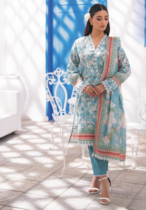 SALINA PRINTED LAWN UNSTITCHED LAWN 3PC