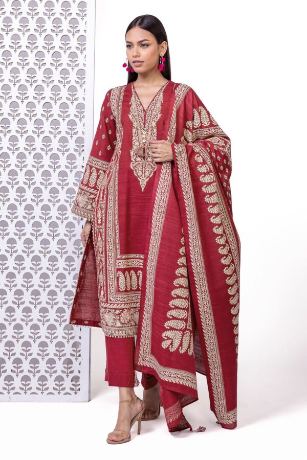 KHAADI UNSTITCHED LAWN 3PC - Image 2
