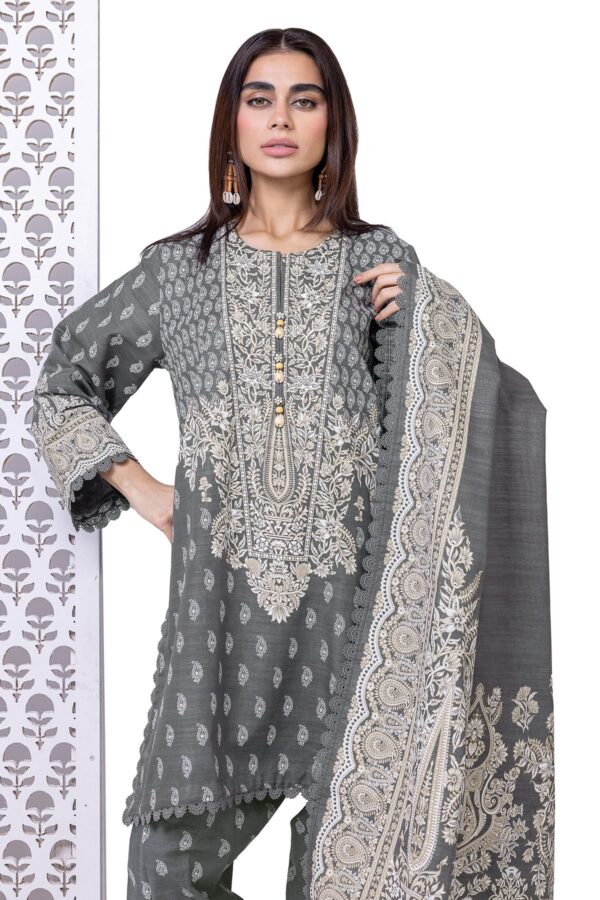 KHAADI UNSTITCHED LAWN 3PC - Image 2
