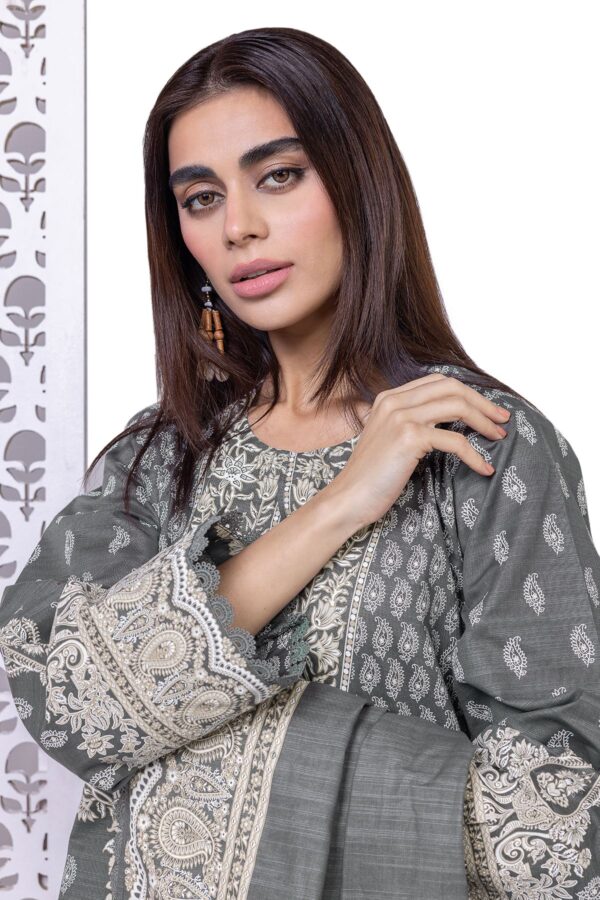 KHAADI UNSTITCHED LAWN 3PC - Image 4