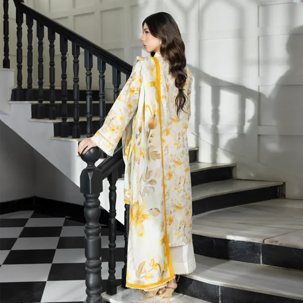 SALINA PRINTED LAWN UNSTITCHED LAWN 3PC - Image 2