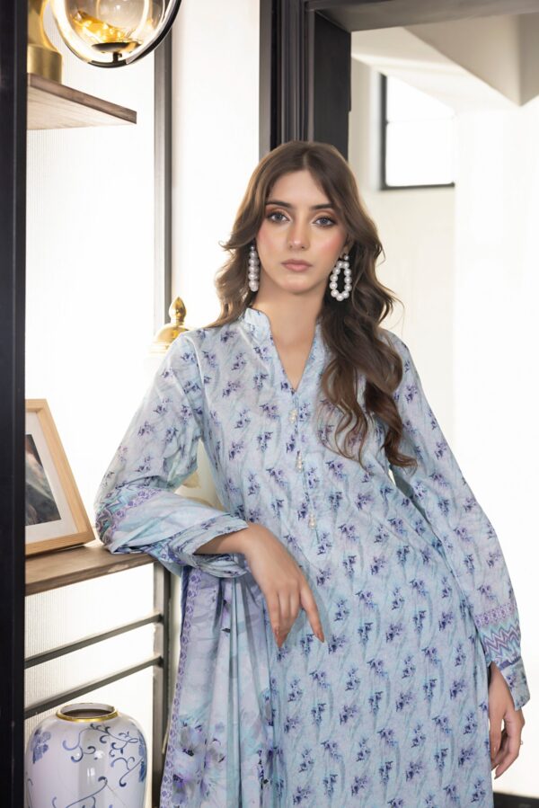 SALINA PRINTED LAWN UNSTITCHED LAWN 3PC - Image 5