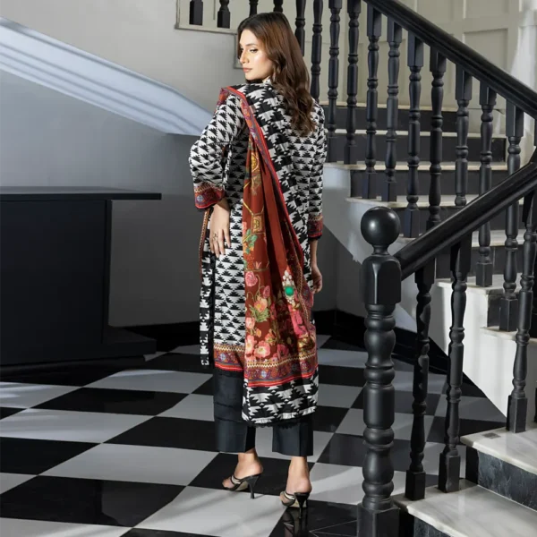 SALINA PRINTED LAWN UNSTITCHED LAWN 3PC - Image 2