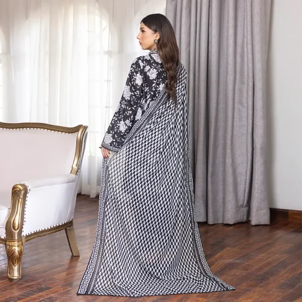 REGALIA BLACK AND WHITE LAWN 3PC - Image 3