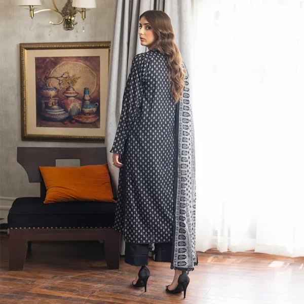 REGALIA BLACK AND WHITE LAWN 3PC - Image 3