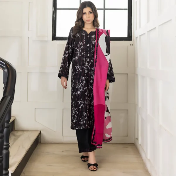 SALINA PRINTED LAWN UNSTITCHED LAWN 3PC - Image 3