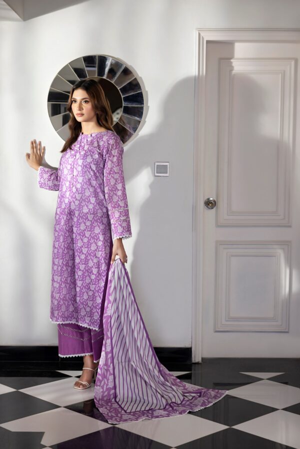 SALINA PRINTED LAWN UNSTITCHED LAWN 3PC - Image 4