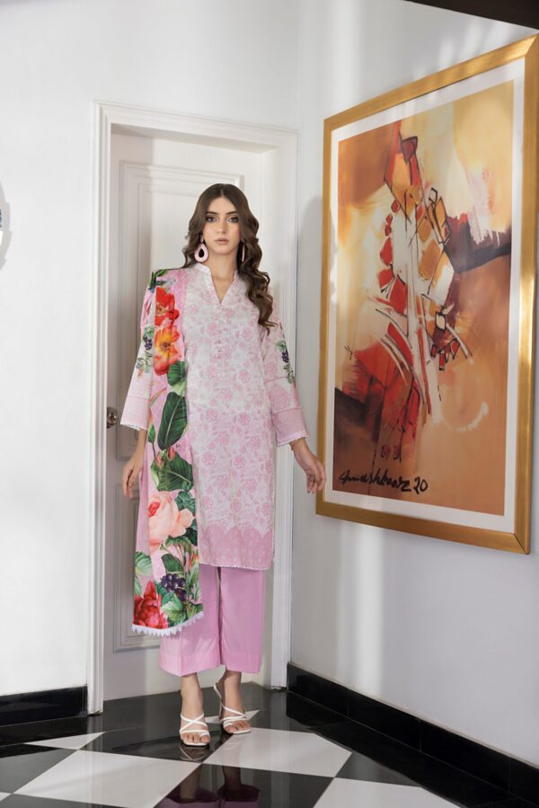 SALINA PRINTED LAWN UNSTITCHED LAWN 3PC