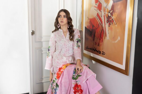 SALINA PRINTED LAWN UNSTITCHED LAWN 3PC - Image 5
