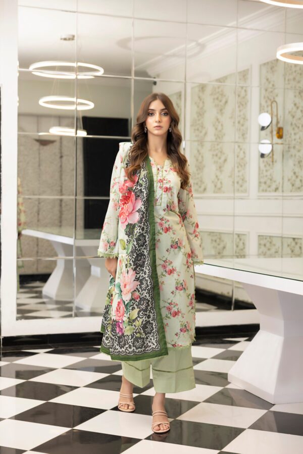 SALINA PRINTED LAWN UNSTITCHED LAWN 3PC