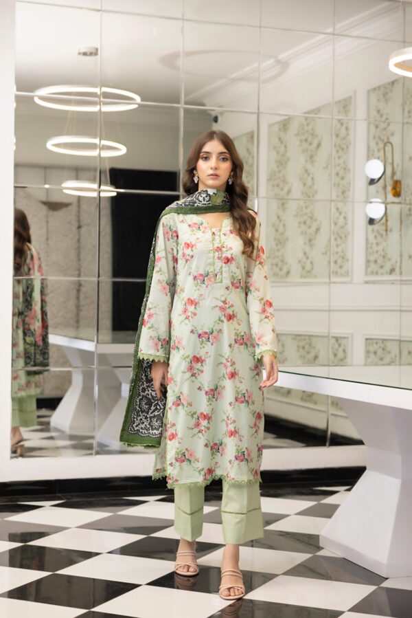 SALINA PRINTED LAWN UNSTITCHED LAWN 3PC - Image 6