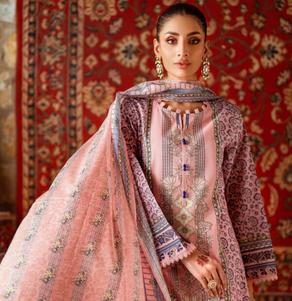 RimJhim Gulahmad Lawn 3PC - Image 2