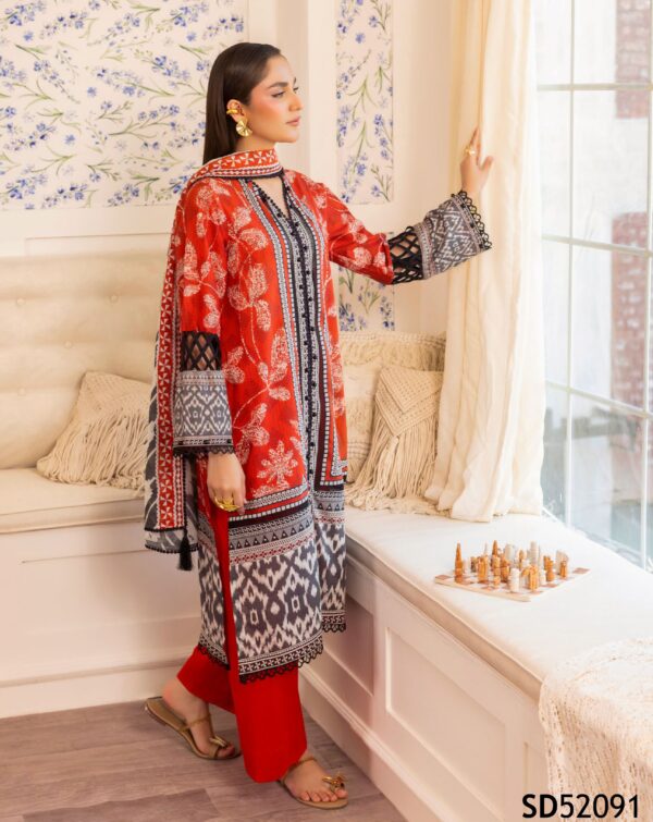 RimJhim Gulahmad Lawn 3PC - Image 2