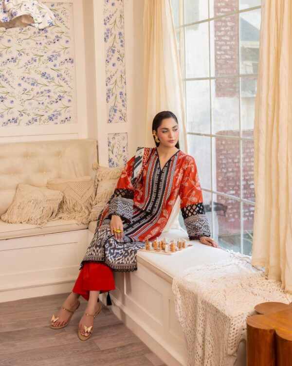 RimJhim Gulahmad Lawn 3PC - Image 4