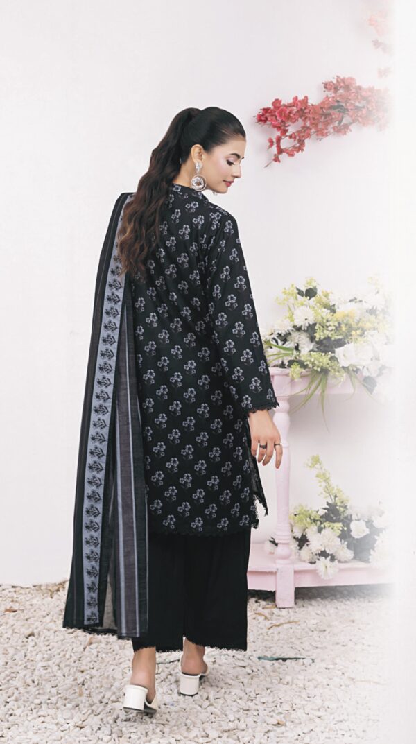 REGALIA BLACK AND WHITE LAWN 3PC - Image 2