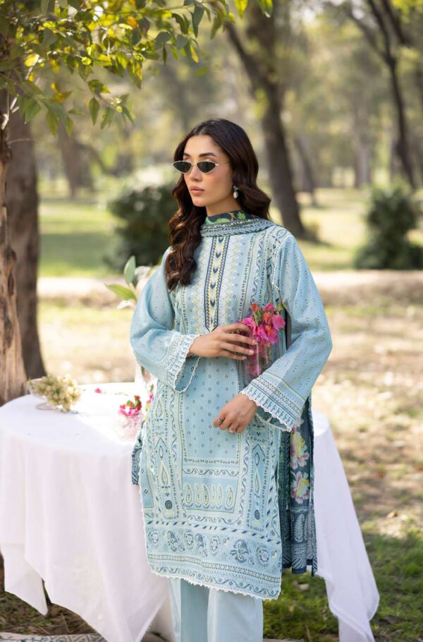 RANG REZA UNSTITCHED LAWN 3PC - Image 2