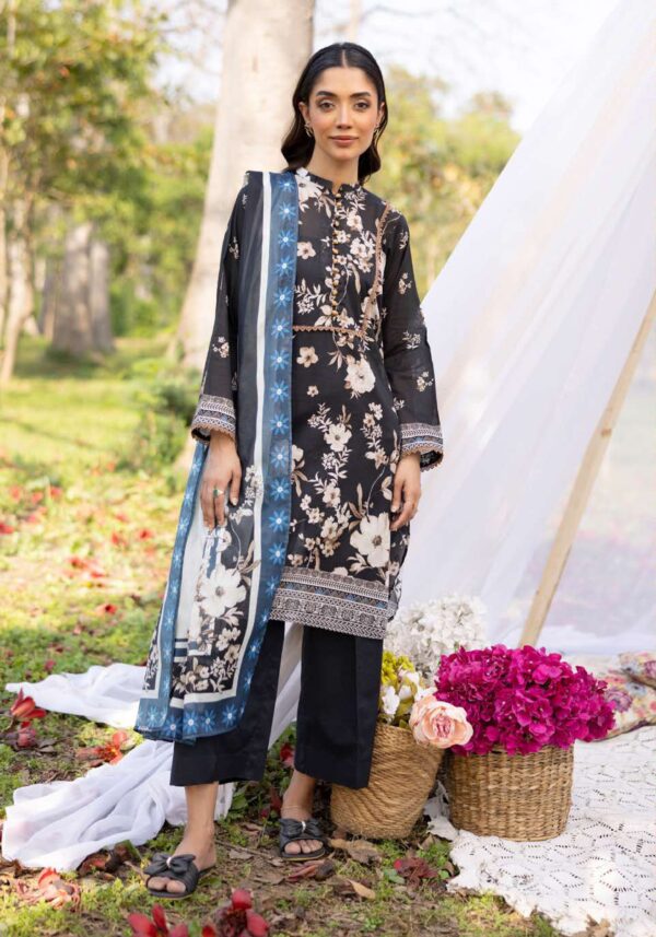 RANG REZA UNSTITCHED LAWN 3PC - Image 2